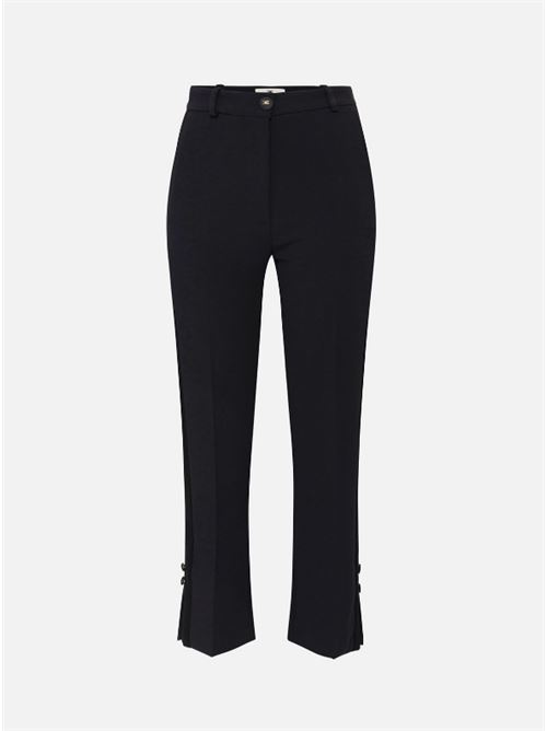 PANTALONI SMOKING ELISABETTA FRANCHI | PA08651E2110 nero